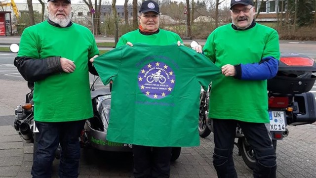 Klinik Biker in Aktion in Münster in Wesfalen